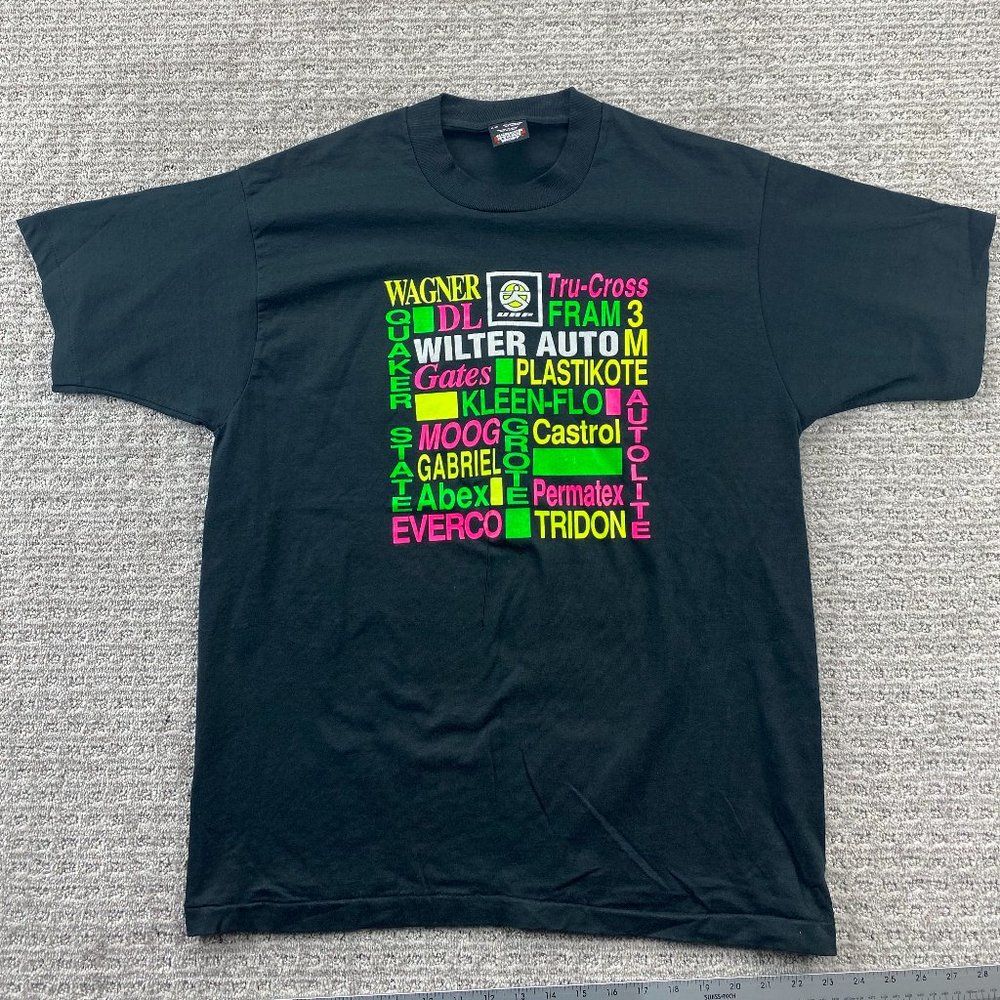 Vintage Screen Stars Best Shirt Adult Men Extra Large XL Black UAP - With Defect